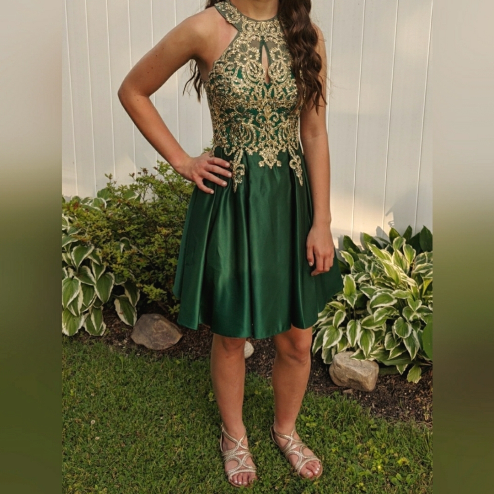 Green Eureka Los Angeles Formal Dress